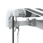 Retractable automatic awning with LED light anthracite white 500x350 cm by , Awnings - Ref: Foro24-3215803, Price: 713,17 €, ...