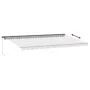 Retractable manual awning in anthracite gray and white, 600x350 cm. by , Awnings - Ref: Foro24-3215820, Price: 566,18 €, Disc...
