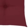 Garden chairs 6 units with red wine cushions teak wood by , Garden chairs - Ref: Foro24-3065614, Price: 386,33 €, Discount: %
