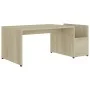 Kaffeetisch aus Sperrholz in Eichenholzfarbe, 90x45x35 cm. von , Couchtisch - Ref: Foro24-802924, Preis: 35,07 €, Rabatt: %