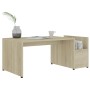 Kaffeetisch aus Sperrholz in Eichenholzfarbe, 90x45x35 cm. von , Couchtisch - Ref: Foro24-802924, Preis: 35,67 €, Rabatt: %