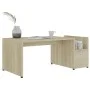 Kaffeetisch aus Sperrholz in Eichenholzfarbe, 90x45x35 cm. von , Couchtisch - Ref: Foro24-802924, Preis: 35,07 €, Rabatt: %