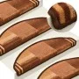 Self-adhesive stair mat 15 pcs brown 65x21x4 cm by vidaXL, Stair mats - Ref: Foro24-322413, Price: 89,58 €, Discount: %