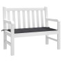 Gartensitzbankkissen aus schwarzem Oxford-Stoff 100x50x3 cm von , Kissen für Stühle und Sofas - Ref: Foro24-47617, Preis: 24,...