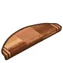 Self-adhesive stair mat 15 pcs brown 65x21x4 cm by vidaXL, Stair mats - Ref: Foro24-322413, Price: 89,58 €, Discount: %