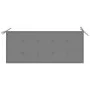 Solid eucalyptus wood 2-seater garden bench with cushion, 120 cm by , garden benches - Ref: Foro24-3060970, Price: 181,51 €, ...
