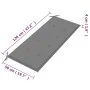 Banco de jardín 2 plazas madera maciza eucalipto y cojín 120 cm de , Bancos de jardín - Ref: Foro24-3060970, Precio: 181,51 €...