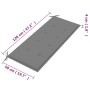Banco de jardín 2 plazas madera maciza eucalipto y cojín 120 cm de , Bancos de jardín - Ref: Foro24-3060970, Precio: 184,77 €...