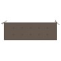 Dreisitzer Gartenbank aus massivem Eukalyptusholz und Kissen, 150 cm. von , Gartenbänke - Ref: Foro24-3061004, Preis: 202,59 ...