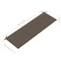 Solid eucalyptus wood 3-seater garden bench with cushion, 150 cm by , garden benches - Ref: Foro24-3061004, Price: 198,89 €, ...