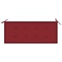 Gartenbank 3-Sitzer aus grauem Eukalyptusholz und Kissen, 150 cm. von , Gartenbänke - Ref: Foro24-3061059, Preis: 229,14 €, R...
