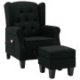 Massagesessel aus schwarzem Stoff mit Fußstütze von vidaXL, Elektrische Massagesessel - Ref: Foro24-320163, Preis: 275,20 €, ...