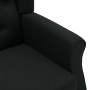 Massagesessel aus schwarzem Stoff mit Fußstütze von vidaXL, Elektrische Massagesessel - Ref: Foro24-320163, Preis: 275,20 €, ...