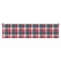 Garden bench cushion in red checkered Oxford fabric 200x50x3 cm by , Cushions for chairs and sofas - Ref: Foro24-314102, Pric...