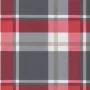 Garden bench cushion in red checkered Oxford fabric 200x50x3 cm by , Cushions for chairs and sofas - Ref: Foro24-314102, Pric...