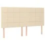 Box spring bed with cream-colored fabric mattress 180x200 cm by , Beds and slatted bases - Ref: Foro24-3131454, Price: 624,89...