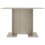 Esstisch aus Eichenholz-Sonoma-Sperrholz 110x60x75cm. von , Küchen- und Esstische - Ref: Foro24-800246, Preis: 57,39 €, Rabat...