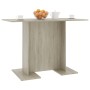 Esstisch aus Eichenholz-Sonoma-Sperrholz 110x60x75cm. von , Küchen- und Esstische - Ref: Foro24-800246, Preis: 57,39 €, Rabat...