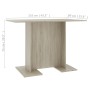 Esstisch aus Eichenholz-Sonoma-Sperrholz 110x60x75cm. von , Küchen- und Esstische - Ref: Foro24-800246, Preis: 57,39 €, Rabat...