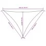 Triangular beige Oxford fabric sail awning 2.5x2.5x3.5 m by , Umbrellas - Ref: Foro24-135169, Price: 23,80 €, Discount: %