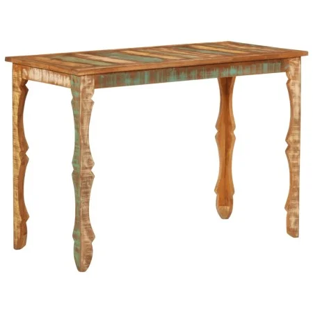 Solid recycled wood dining table 110x52x76 cm by , Kitchen and dining tables - Ref: Foro24-354996, Price: 188,43 €, Discount: %