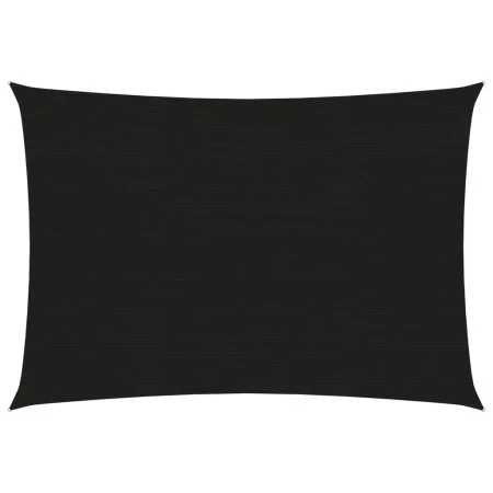 Black HDPE sail shade 160 g/m² 2.5x3.5 m by , Umbrellas - Ref: Foro24-311728, Price: 27,26 €, Discount: %