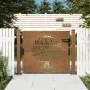 Corten steel garden gate with tree design 105x80 cm by , garden gates - Ref: Foro24-153160, Price: 159,49 €, Discount: %