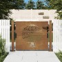 Puerta de jardín acero corten diseño árbol 105x80 cm de , Puertas de jardín - Ref: Foro24-153160, Precio: 163,62 €, Descuento: %