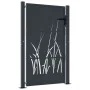 Gartentor aus anthrazitgrauem Stahl mit Grasdesign, 105x155 cm. von , Gartentore - Ref: Foro24-153169, Preis: 271,95 €, Rabat...