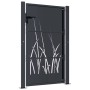 Puerta de jardín acero gris antracita diseño hierba 105x155 cm de , Puertas de jardín - Ref: Foro24-153169, Precio: 276,65 €,...