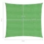 Light green HDPE sail shade 160 g/m² 2x2 m by , Umbrellas - Ref: Foro24-311272, Price: 20,52 €, Discount: %