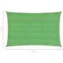 Light green HDPE sail shade 160 g/m² 4x7 m by , Umbrellas - Ref: Foro24-311300, Price: 55,83 €, Discount: %