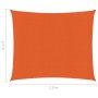 Orange HDPE sail shade 160 g/m² 2.5x2.5 m by , Umbrellas - Ref: Foro24-311658, Price: 22,01 €, Discount: %