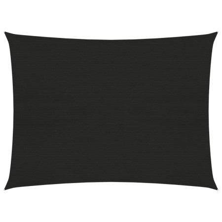 Black HDPE sail shade 160 g/m² 2x3.5 m by , Umbrellas - Ref: Foro24-311723, Price: 24,83 €, Discount: %