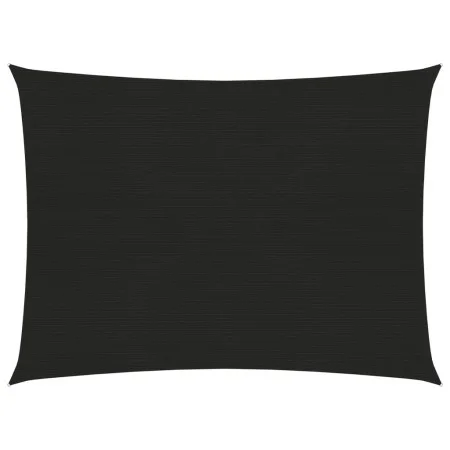 Black HDPE sail shade 160 g/m² 2x3.5 m by , Umbrellas - Ref: Foro24-311723, Price: 24,20 €, Discount: %
