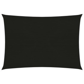 Black HDPE sail shade 160 g/m² 3.5x5 m by , Umbrellas - Ref: Foro24-311737, Price: 34,49 €, Discount: %