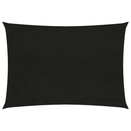 Black HDPE sail shade 160 g/m² 3.5x5 m by , Umbrellas - Ref: Foro24-311737, Price: 39,17 €, Discount: %