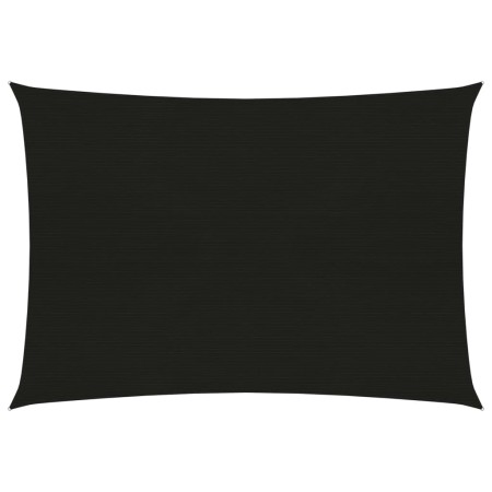 Toldo de vela negro HDPE 160 g/m² 3,5x5 m de , Sombrillas - Ref: Foro24-311737, Precio: 34,74 €, Descuento: %