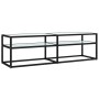 Mueble de TV vidrio templado color mármol blanco 140x40x40,5 cm de , Muebles TV - Ref: Foro24-331716, Precio: 106,89 €