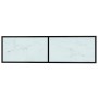Mueble de TV vidrio templado color mármol blanco 140x40x40,5 cm de , Muebles TV - Ref: Foro24-331716, Precio: 106,89 €