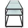 Mueble de TV vidrio templado color mármol blanco 200x40x40,5 cm de , Muebles TV - Ref: Foro24-331728, Precio: 107,19 €, Descu...