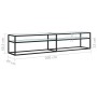 Mueble de TV vidrio templado color mármol blanco 200x40x40,5 cm de , Muebles TV - Ref: Foro24-331728, Precio: 107,19 €, Descu...