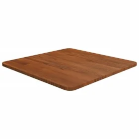 Square table top made of dark brown oak wood, 50x50x1.5cm by , Table tops - Ref: Foro24-343015, Price: 40,64 €, Discount: %