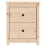 Solid pine wood bedside table 50x35x61.5 cm by , Nightstands - Ref: Foro24-813679, Price: 59,12 €, Discount: %