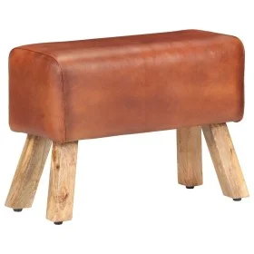 Bank Pony Fitnessstudio Echtleder Holzgriff braun 58 cm von vidaXL, Ess- und Küchenbänke - Ref: Foro24-320784, Preis: 155,39 ...