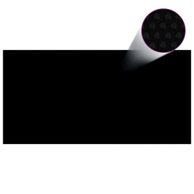 Black PE pool cover 600x300 cm by , Pool covers - Ref: Foro24-92168, Price: 61,46 €, Discount: %