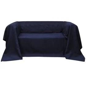 Marineblaue Hussen für ein Mikro-Wildleder-Sofa, 270 x 350 cm. von , Abdeckungen - Ref: Foro24-130900, Preis: 24,30 €, Rabatt: %