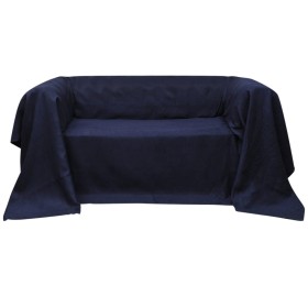 Marineblaue Hussen für ein Mikro-Wildleder-Sofa, 270 x 350 cm. von , Abdeckungen - Ref: Foro24-130900, Preis: 29,23 €, Rabatt: %