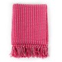 Manta a cuadros de algodón rosa 160x210 cm by , Blankets - Ref: Foro24-245334, Price: 26,72 €, Discount: %