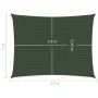 Toldo de vela verde oscuro HDPE 160 g/m² 2x2,5 m by , Umbrellas - Ref: Foro24-311446, Price: 22,28 €, Discount: %